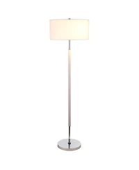 Hudson & Canal 61.5" Metal Simone 2-Light Floor Lamp