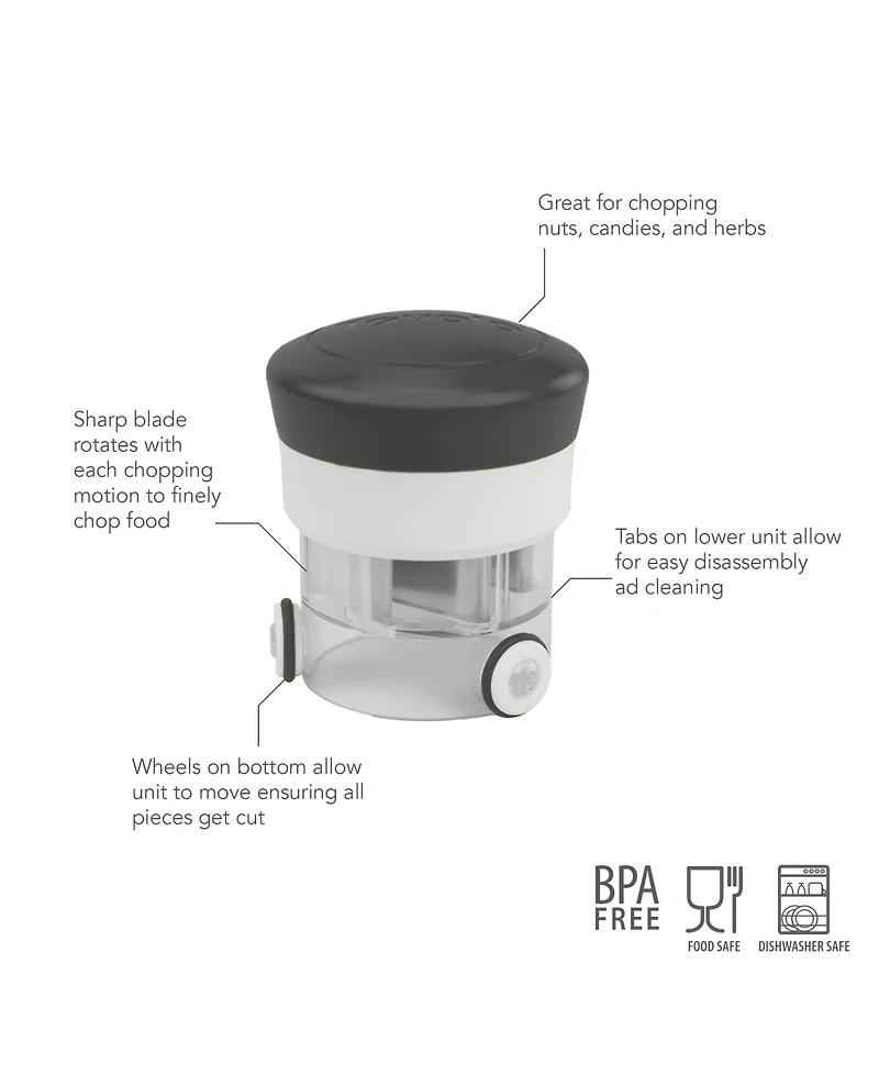 Tovolo Twist & Chop Mini Garlic Mincer