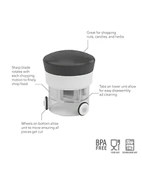 Tovolo Twist & Chop Mini Garlic Mincer
