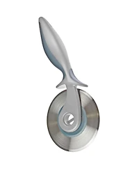 Tovolo Food Prep 2 in 1 Pizza Wheel Utensil for Meal Prep Dough Pizza Pie and Pastry Cutter with Two Blades