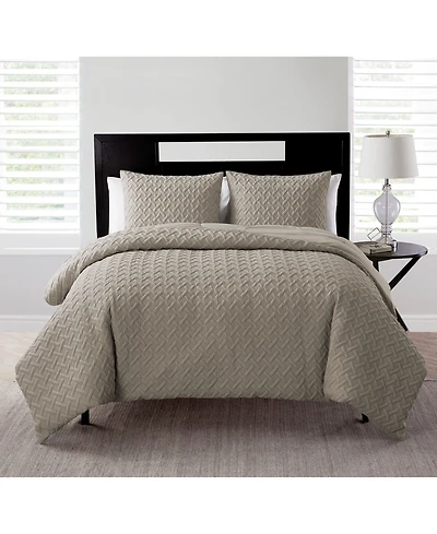 Vcny Home Nina Embossed Comforter Set, Twin Xl