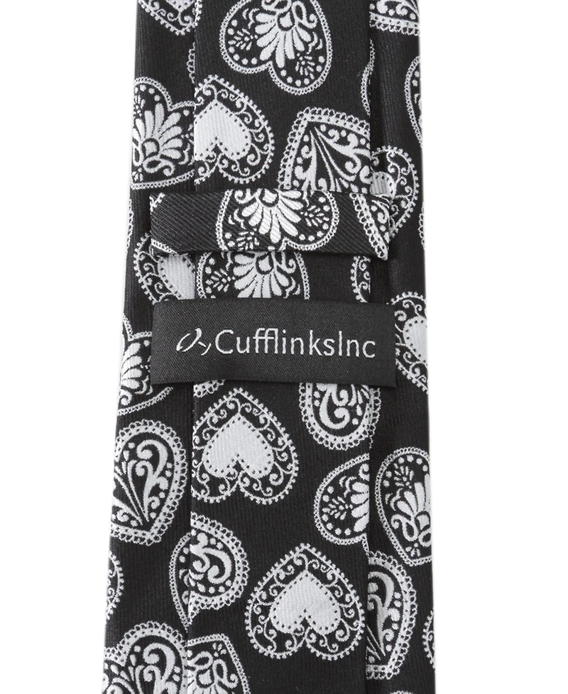 Men's Paisley Heart Tie