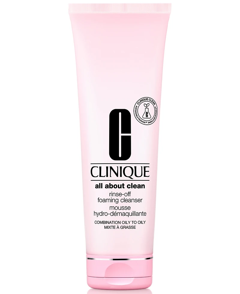 Clinique Jumbo All About Clean Rinse-Off Foaming Cleanser, 8.5 oz.
