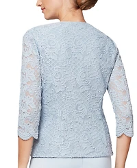 Alex Evenings Petite Lace Dress and Jacket