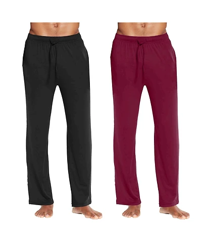 Galaxy By Harvic Men's Classic Lounge Pants, Pack of 2
