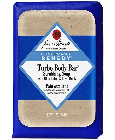 Jack Black Turbo Body Bar Scrubbing Soap, 6 oz.