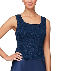Alex Evenings Petite Lace Dress and Jacket