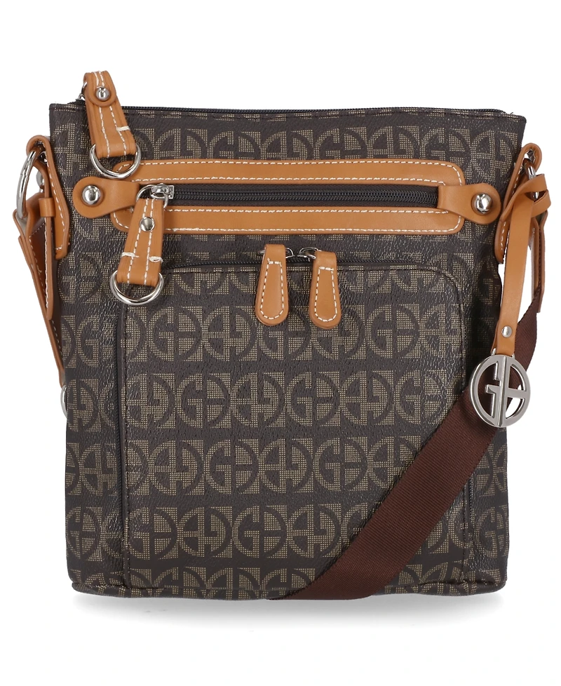 Giani Bernini Block Signature Crossbody, Exclusively at Macy's