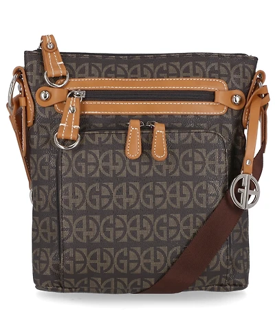 Giani Bernini Block Signature Crossbody, Exclusively at Macy's