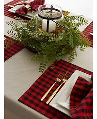 Design Imports Reversible Gingham - Buffalo Check Placemat Set