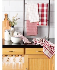 Design Imports Farmhouse Woven Dishtowel, Set of 5