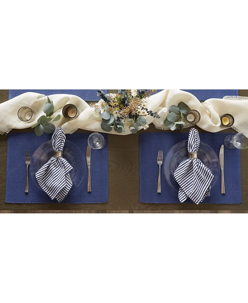 Design Imports Ribbed Placemat, Set of 6