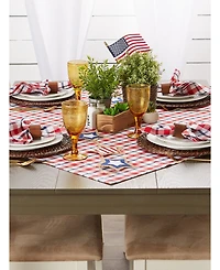 Design Imports American Plaid Kitchen Textiles, 70" Round, American Plaid, 1 Piece