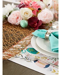 Design Imports Easter Folk Garden Placemats 13" x 19", Set of 6