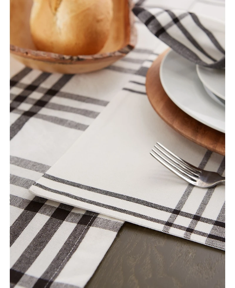 Design Imports Home Sweet Farmhouse Kitchen Textiles, 13" x 19", Set of 6