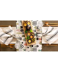 Design Imports Urban Oasis Cactus Print Table Runner, 14" x 108"