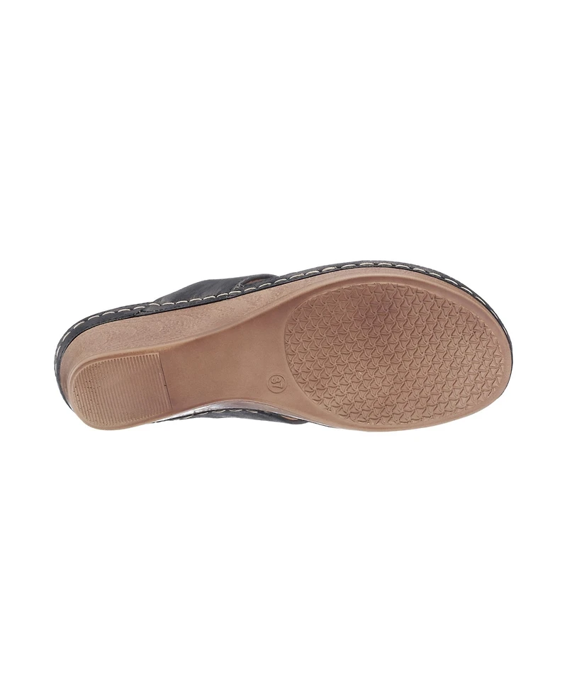 Gc Shoes Women's Genelle Thong Wedge Sandals