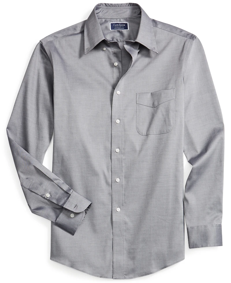Club Room Men's Regular Fit Pinpoint Dress Shirt, Created for Macy's