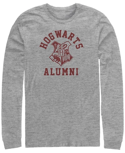 Men's Deathly Hallows 2 Hog Alum Long Sleeve Crew T-shirt