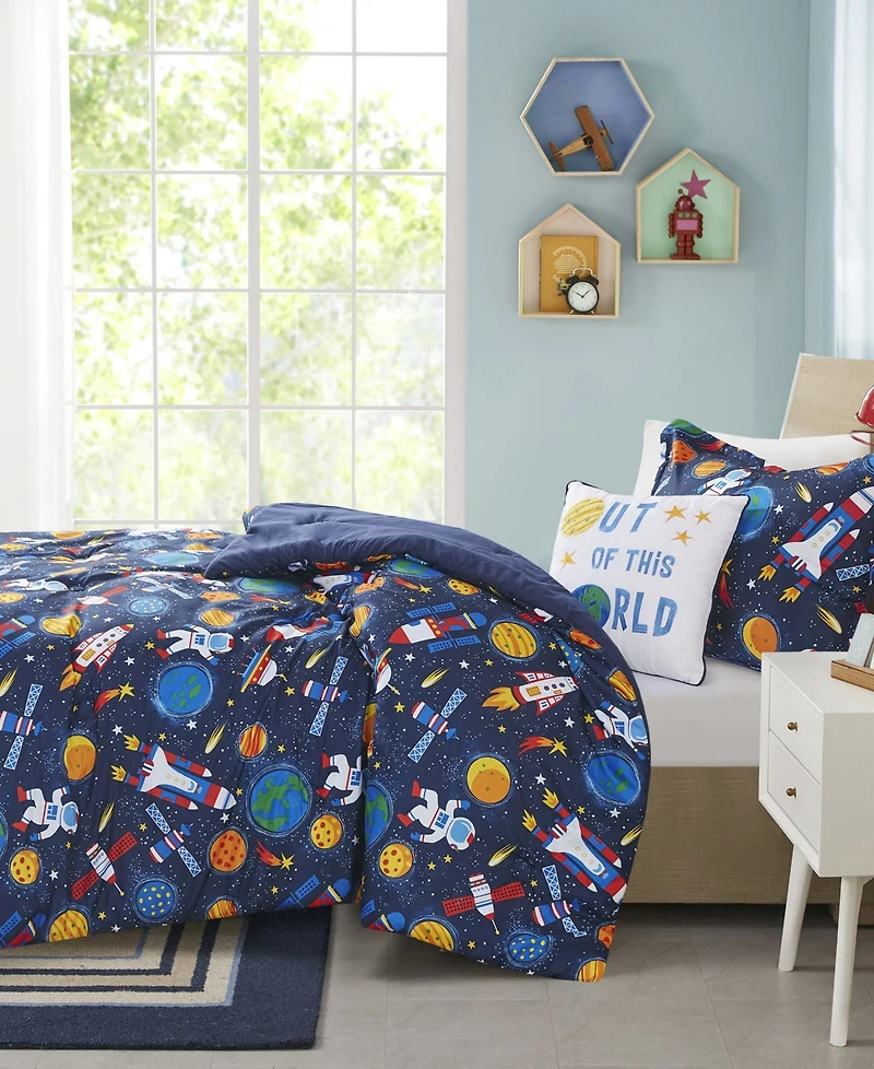 Intelligent Design Jason Outerspace 3-Pc. Comforter Set, Twin