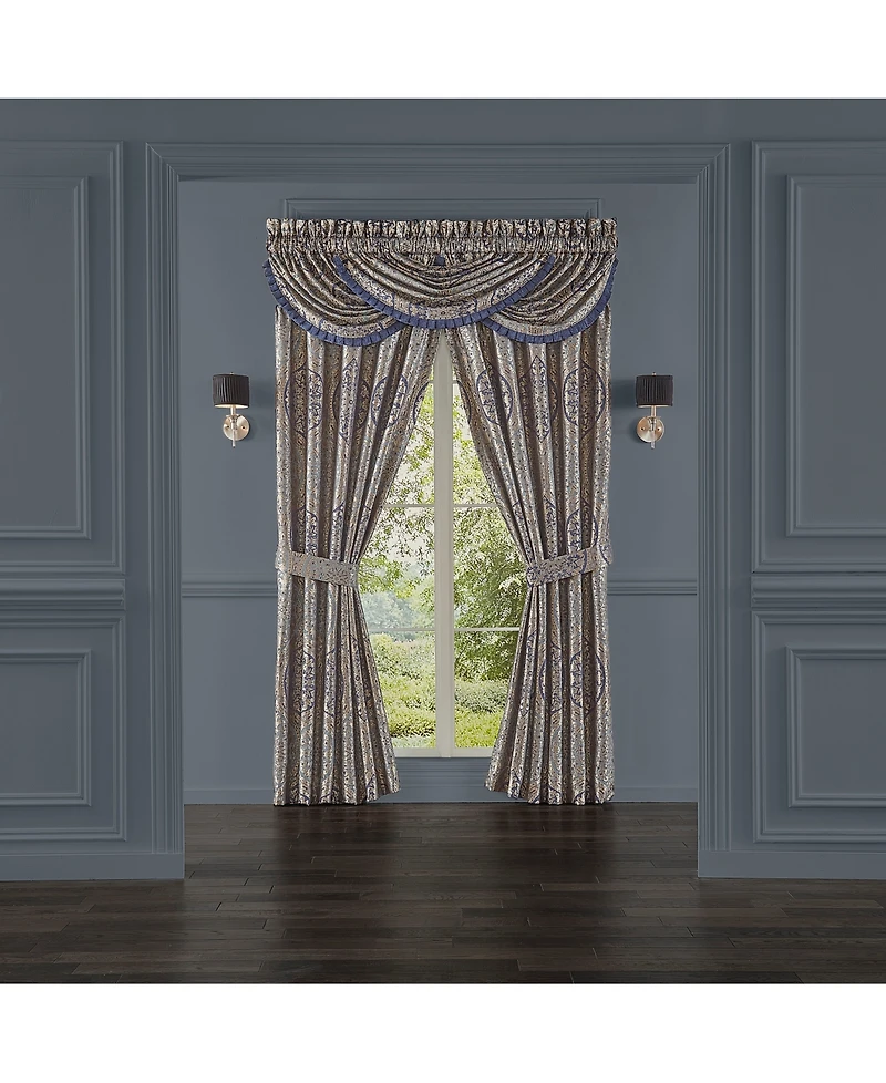 J Queen New York Botticelli Waterfall Window Valance, 49" x 33"