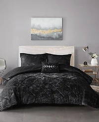 Intelligent Design Felicia Velvet 4-Pc. Comforter Set, Full/Queen