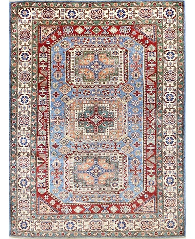 Bashian One of a Kind Fine Kazak 4'9" x 6'9" Area Rug