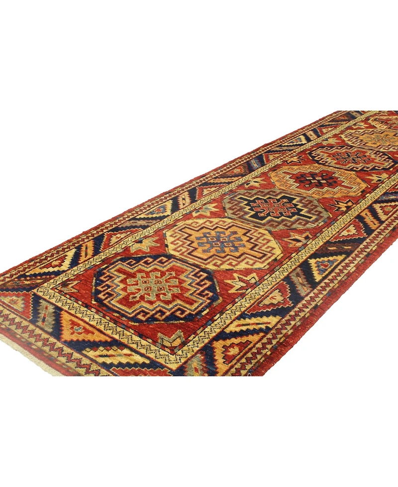 Bashian One of a Kind Pak Tribal 2'11" x 10' Runner Area Rug