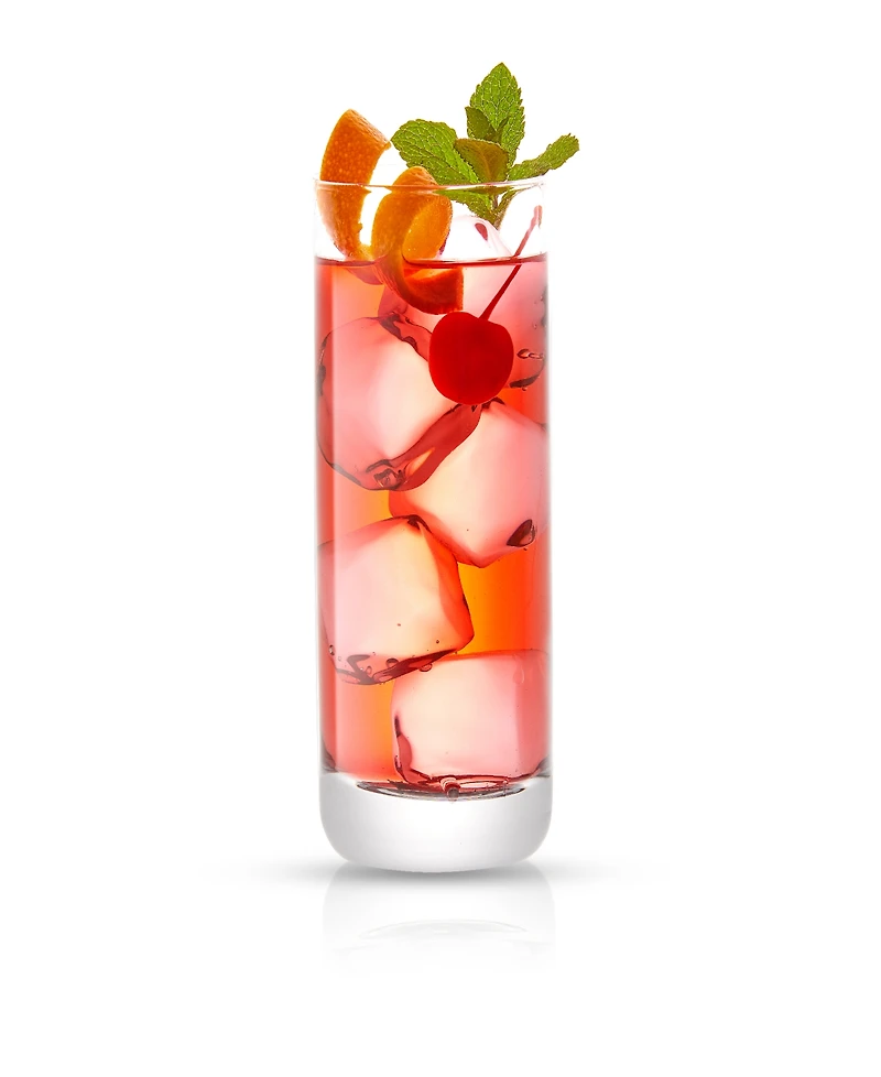JoyJolt Faye Highball Glasses, Set of 6