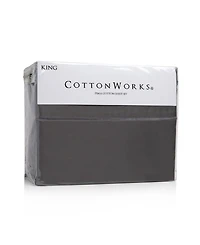 CottonWorks 1000 Thread Count 100% Pima Cotton Sateen 4-Pc. Sheet Set