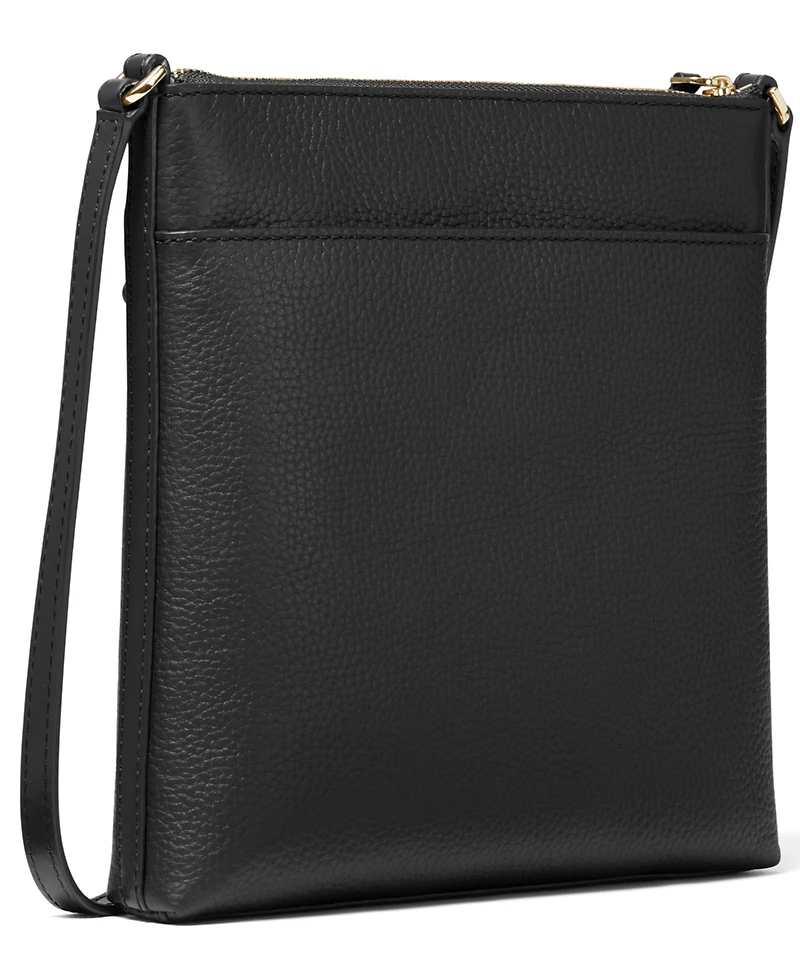 Michael Kors Jet Set Charm Leather Small North South Flat Crossbody Bag