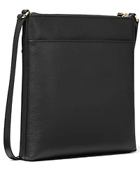 Michael Kors Jet Set Charm Leather Small North South Flat Crossbody Bag