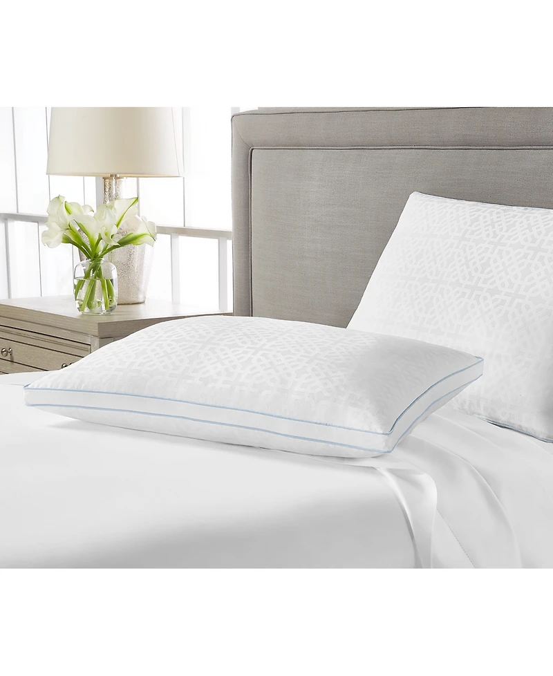 Charter Club Continuous Cool Medium/Firm Density Pillow, King, Exclusively at Macy's