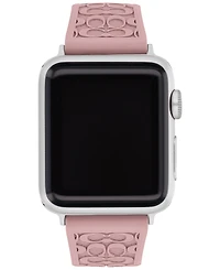 Coach Pink Rubber 38/40/41mm Apple Watch Band