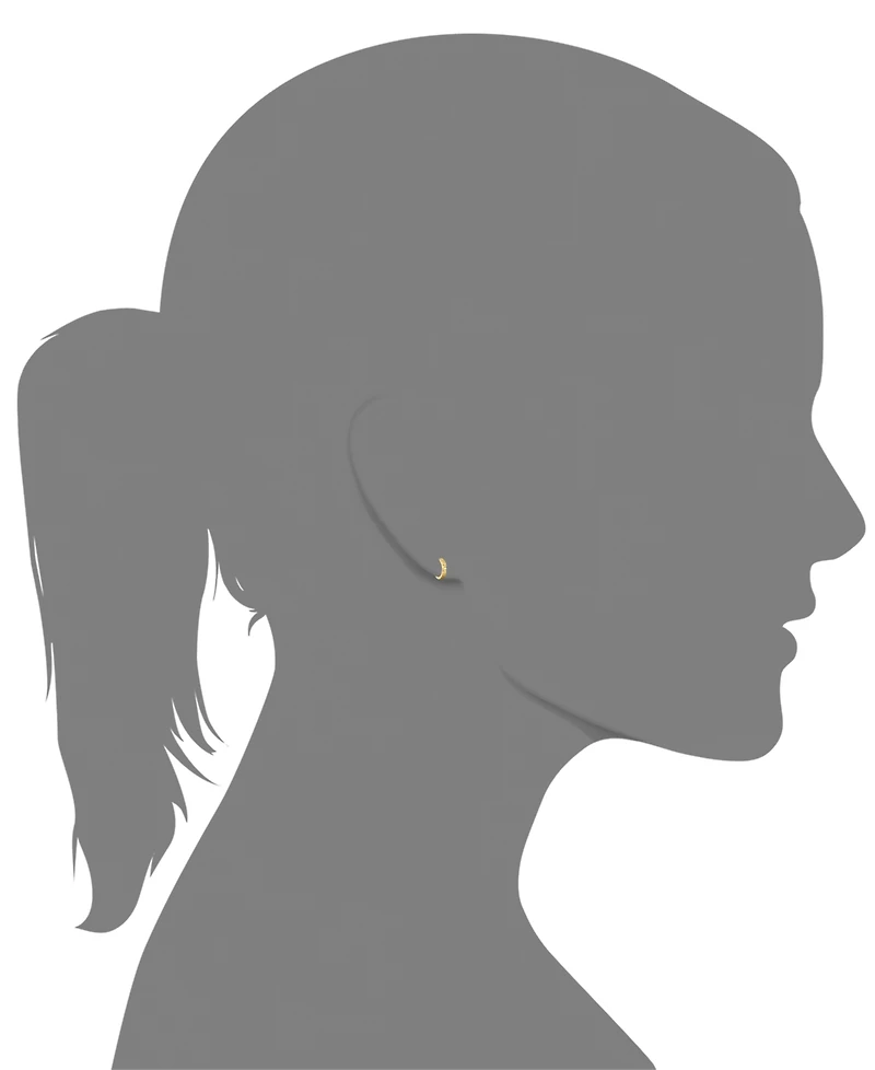 10k Gold Hoop Earrings