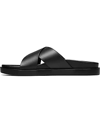 Stacy Adams Men's Montel Cross Strap Slide Sandal