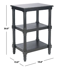 Cassie 3 Shelf Accent Table