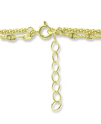 Giani Bernini Double Chain Ankle Bracelet, Created for Macy's