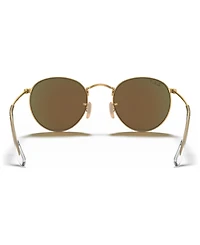Ray-Ban Polarized Sunglasses, RB3447 Round Flash Lenses
