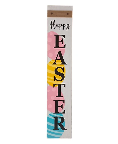 Glitzhome 42"H Wooden "Happy Easter" Porch Sign