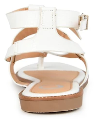 Journee Collection Women's Tangie Ankle Strap Flat Sandals