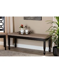 Corey Modern and Contemporary Fabric Upholstered Dining Bench