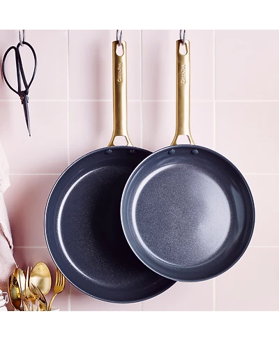 GreenPan Padova Reserve Healthy Ceramic 10" & 12" Nonstick Frypans, Set of 2