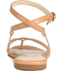 Journee Collection Women's Serissa Strappy Flat Sandals