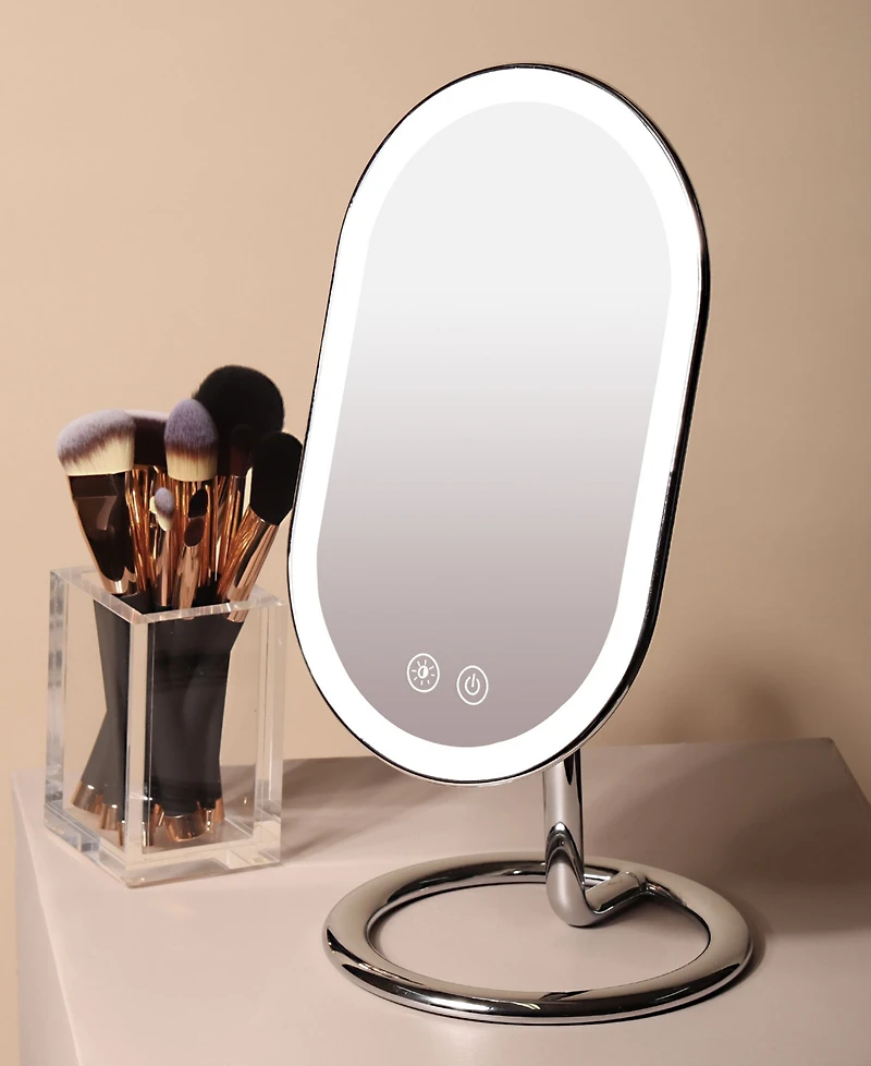 Fancii Vera Rechargeable Vanity Mirror With 3 Led Light Settings
