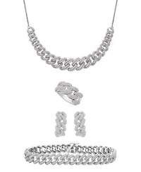 Wrapped In Love Diamond Chain Link Jewelry Collection In Sterling Silver Created For Macys