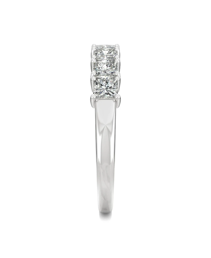 Moissanite Square Anniversary Band 1-1/4 ct. t.w. Diamond Equivalent in 14k White Gold