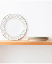 Noritake Eternal Palace Gold Set of 4 Dinner Plates, 10-1/2"