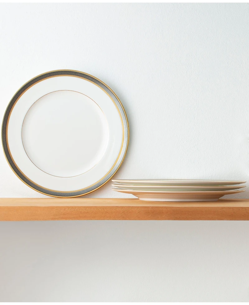 Noritake Brilliance Set of 4 Dinner Plates, 10-3/4"