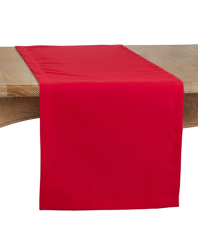 Saro Lifestyle Everyday Design Solid Color Table Runner